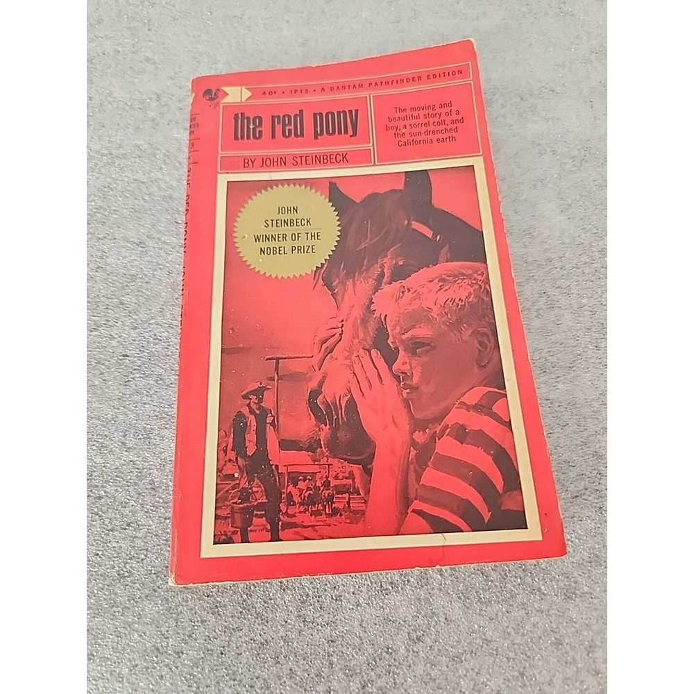 The Red Pony by John Steinbeck 1963 Vintage Bantam Paperback Pathfinder JP13